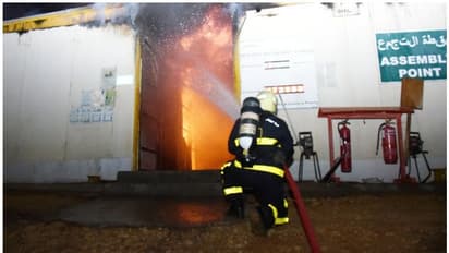 ഒമാനില്‍ കാരവന് തീപിടിച്ചു; ആളപായമില്ലെന്ന് സിവില്‍ ഡിഫന്‍സ്