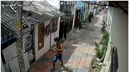 പൊലീസിന് നേരെ ബോംബ് എറിഞ്ഞു, കഞ്ചാവ് സംഘം രക്ഷപ്പെടുന്ന സിസിടിവി ദൃശ്യങ്ങൾ പുറത്ത്