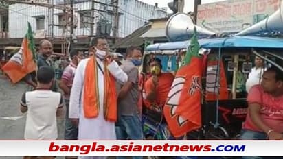 Bangladesh Hindu temple attack - প্রতিবাদে উত্তাল মুর্শিদাবাদ, জেলা জুড়ে বিক্ষোভ BJP'র