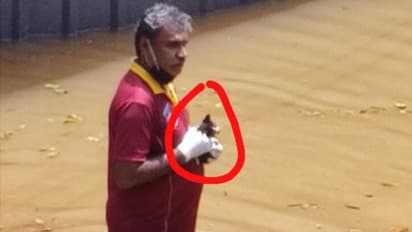 Kerala Rains | വെള്ളപ്പൊക്കത്തിൽ കുടുങ്ങിപ്പോയ പൂച്ചക്കുഞ്ഞിന് രക്ഷകരായി സിവിൽ ഡിഫൻസ്