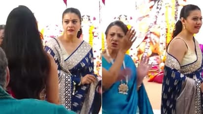 Kajol says 'shut up' to Tanishaa Mukerji in public as they argue at Durga Puja pandal (Watch)