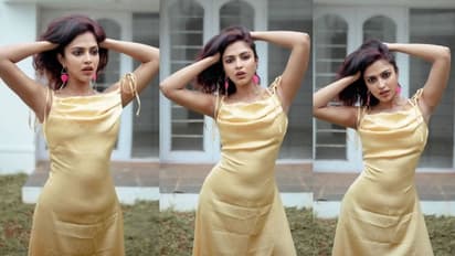 బాడీని విల్లులా వంచి రెచ్చిపోయిన అమలాపాల్‌.. చుట్టుకొలతలు చూపిస్తూ ఆ విరహ వేదన తట్టుకోవడం కష్టమే..