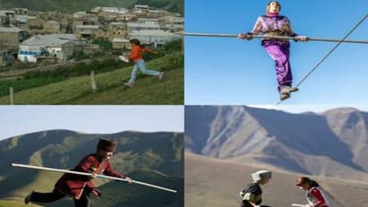 ആളുകള്ക്കെല്ലാം കയറിൽക്കൂടി നടക്കാനറിയാവുന്ന ഒരു നാട്!