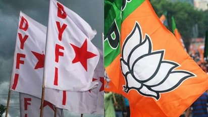 മുഖ്യമന്ത്രിയുടെ കോലം കത്തിക്കാൻ ശ്രമിച്ചു; വർക്കലയിൽ ഡിവൈഎഫ്ഐ-ബിജെപി സംഘർഷം