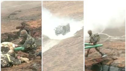 సరిహద్దులో భారత ఆర్మీ మిస్సైల్ ఫైరింగ్.. వీడియో ఇదే..!