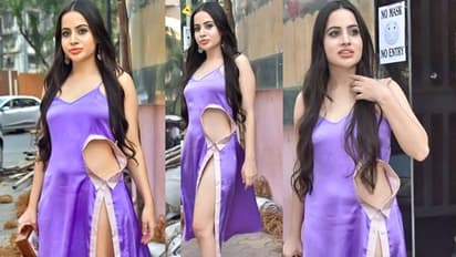 कटी-फटी ड्रेस में बदन की नुमाइश करती दिखी ये एक्ट्रेस, कैमरा देख तिरछी होकर देने लगी पोज : PHOTOS