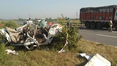 ನಿಂತಿದ್ದ ಕಾರ್ ಮೇಲೆ ಹರಿದ ಟ್ರಕ್, ಒಂದೇ ಕುಟುಂಬದ 8 ಮಂದಿ ಸಾವು