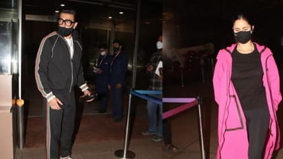 [PHOTOS] Vicky Kaushal's rumoured girlfriend Katrina Kaif and Ranveer Singh nail uber-stylish airport look