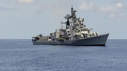 Naval Destroyer INS Ranvijay safe after it caught fire while in Vizag harbour