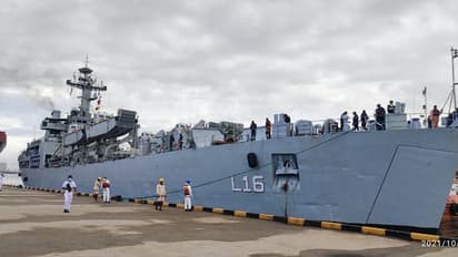 శ్రీలంక నౌకాదళంతో కలిసి విన్యాసాలు.. కొలంబోకి చేరుకున్న భారత నౌకలు