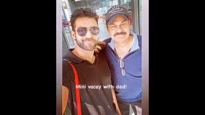 కొడుకు వరుణ్ తో దుబాయ్ ట్రిప్ ఎంజాయ్ చేస్తున్న నాగబాబు... వైరల్ గా వెకేషన్ ఫోటోలు
