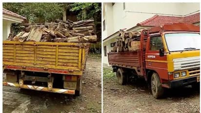 അനുമതിയില്ലാതെ മുറിച്ച മരം കയറ്റിയ ലോറി മഹാരാജാസില് നിന്ന് കാണാതായി; ഉടമ കടത്തിയതെന്ന് സൂചന