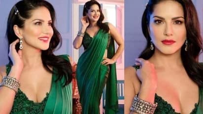 Sunny leone | പച്ച സാരിയിൽ സുന്ദരിയായി സണ്ണി; ചിത്രങ്ങള് വൈറല്