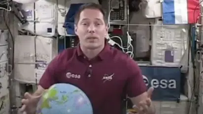 French astronaut Thomas Pesquet talks about spotting 'smoke for days and days' from space