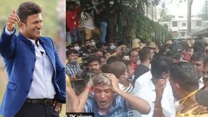 Puneeth Rajkumar Death: కర్నాటకలో భారీ బందోబస్త్, థియేటర్లు మూసివేత.. శోకసంద్రంలో అభిమానులు..