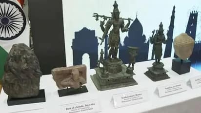 കള്ളന്മാർ അമേരിക്കയിലേക്ക് കടത്തിയ 112 കോടി രൂപ വിലമതിക്കുന്ന പുരാവസ്തുക്കൾ ഇന്ത്യക്ക് തിരിച്ചുകിട്ടി