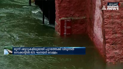 മുല്ലപ്പെരിയാറിൽ മൂന്നാമത്തെ ഷട്ടർ തുറന്നിട്ടും ജലനിരപ്പ് 138 അടിക്ക് മുകളിൽ തന്നെ; പെരിയാർ തീരത്ത് ജാഗ്രത
