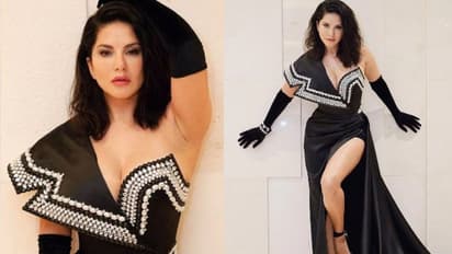 Sunny leone | ബ്ലാക്കില്‍ ഹോട്ട് ലുക്കിൽ സണ്ണി ലിയോൺ; ചിത്രങ്ങള്‍