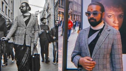 Viral: কালো শাড়িতে ক্যামেরার সামনে পোজ দিলেন এক পুরুষ, ইতালির রাজপথে ঘটল এক অদ্ভুত ঘটনা