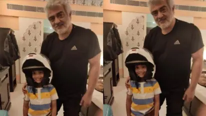 മകനൊപ്പം 'തല', അജിത്തിന്റെ ഫോട്ടോ ആഘോഷമാക്കി ആരാധകര്