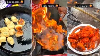 ഇത് തീ പാറും മോമോസ്; വൈറലായി പാചകപരീക്ഷണ വീഡിയോ