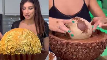 ഇത്രയും വലിയ ചോക്ലേറ്റോ!; രസകരമായ വീഡിയോ...