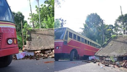 ആര്യനാട് ഈഞ്ചപുരിയിൽ ബസ് വെയ്റ്റിംഗ് ഷെഡിലേക്ക് ഇടിച്ചു കയറി; അഞ്ച് വിദ്യാർത്ഥികൾ ഉൾപ്പടെ ആറുപേർക്ക് പരിക്ക്