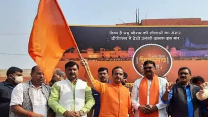 अवध में राम आएं हैं: मर्यादा पुरुषोत्तम के स्वागत की तैयारी, शोभायात्रा लेकर निकली भक्तों की टोली,देखें झांकी