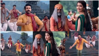 `ఆచార్య` నుంచి `నీలాంబరి..` సాంగ్ ప్రోమో ఔట్ః రామ్చరణ్, పూజా హెగ్డేపై కట్టిపడేస్తున్న మెలోడీ..