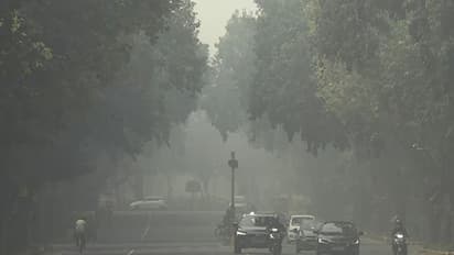 സിമന്‍റ് നിറത്തില്‍ ആകാശം; ദില്ലിയില്‍ ദീപാവലി ദിനത്തില്‍ അന്തരീക്ഷ മലിനീകരണം