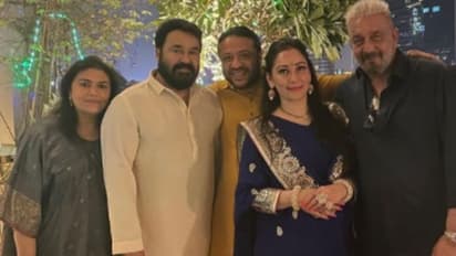 Sanjay Dutt Diwali bash|സഞ്ജയ് ദത്തിനൊപ്പം മോഹൻലാൽ, ഇത്തവണയും ദീപാവലി ആഘോഷം ഒന്നിച്ച്, ചിത്രങ്ങൾ