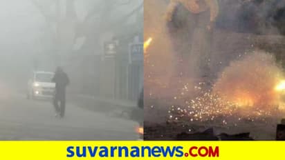 ಗಂಟಲು ಕಿರಿ ಕಿರಿ, ಕಣ್ಣು ಉರಿ: ದೀಪಾವಳಿಗೆ ಬಸವಳಿದ ದೆಹಲಿ!