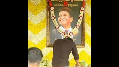 పునీత్ సమాధి వద్ద కన్నీరు మున్నీరైన సూర్య.. మేమిద్దరం గర్భంలో ఉన్నప్పుడే..