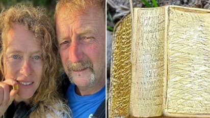 അപ്രതീക്ഷിതനിധി, സ്വർണത്തിൽ നിർമ്മിച്ച കുട്ടിബൈബിൾ കണ്ടെത്തി ദമ്പതികൾ, വില ഒരു കോടിയിലധികം വരും