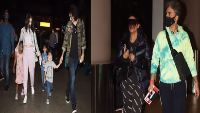 एयरपोर्ट पर स्टनिंग लुक में बच्चों के साथ दिखीं Sunny Leone, तो Huma Qureshi ब्वॉयफ्रेंड के हुईं स्पॉट