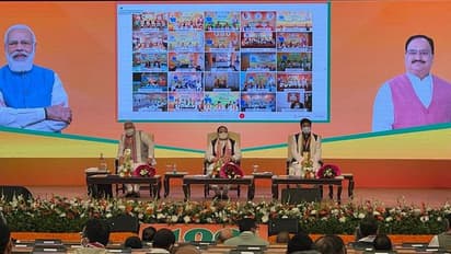 BJP राष्ट्रीय कार्यकारिणी:  PM Modi ने कार्यकर्ताओं को दिया मंत्र, कहा- लोगों के साथ रहें, समाज की करें सेवा