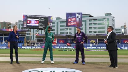 T20 World Cup| പാകിസ്ഥാന് ടോസ്; നിര്ണായക മാറ്റങ്ങളുമായി സ്കോട്ലന്ഡ്