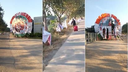 టీపీసీసీలో భగ్గుమన్న వర్గ విభేదాలు.. కోమటిరెడ్డి వర్గీయుడి ఫ్లెక్సీలు బ్లేడ్లతో కత్తిరించి... (వీడియో)