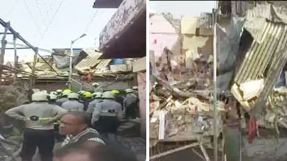 MUMBAI में नहीं थम रहा हादसों का सिलसिला: भरभराकर गिरी 3 मंजिला इमारत, मलबे में दबे 9 लोगों को यूं बचाया