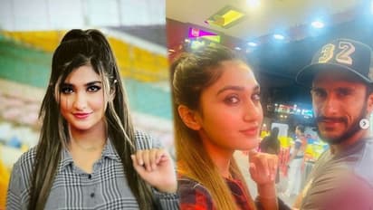 T20 WC 2021 - মাঠে আগুন পাক পেসারের বলে, গ্যালারিতে গ্ল্যামারে উষ্ণতা বাড়াচ্ছেন তাঁর ভারতীয় স্ত্রী, দেখুন