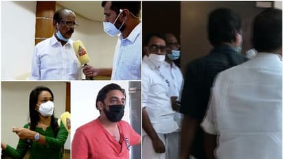 എ ഗ്രൂപ്പ് രഹസ്യയോഗം റിപ്പോർട്ട് ചെയ്യാനെത്തിയവർക്ക് മർദ്ദനം; മാധ്യമപ്രവർത്തകയെ കയ്യേറ്റം ചെയ്തു