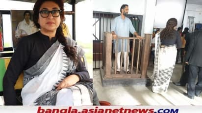 Satabdi Roy: 'দ্য জঙ্গিপুর ট্রায়াল'-র শুটিংয়ে শতাব্দী,  ফের রুপোলি পর্দায় অভিনেত্রী-সাংসদ