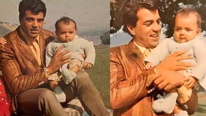 क्या आप पहचानते हैं Dharmendra की गोद में बैठे गोलू-मोलू बच्चे को, जिसने इस फिल्म से किया था डेब्यू