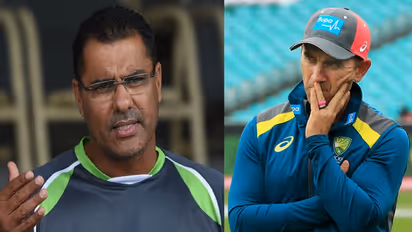 டபுள் பவுன்ஸ் பந்தை சிக்ஸ் அடிக்கிறான்; வெட்கமே இல்லாம அதை சப்போர்ட் பண்ற! லாங்கரை வறுத்தெடுத்த வக்கார் யூனிஸ்