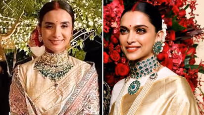 Did Patralekhaa copy Deepika Padukone’s reception look?