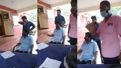 கேஸ் போட்ட வெட்டுவோம்.. போதையில் விசிக வழக்கறிஞர் சாதி பெயரை சொல்லி போலீஸ் ஸ்டேஷனில் ரகளை.. Viral Video.!