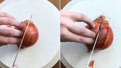 കണ്ടാല്‍ നല്ല അസല്‍ ഉള്ളി, തുറന്നാല്‍ മറ്റൊന്ന്; വീഡിയോ