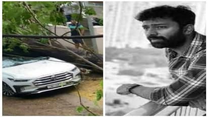 Chennai rain | வீட்டின் முன் நொறுங்கிய கார் ; வீடியோ பதிவிட்ட சாந்தனு!!