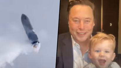 Viral video: Elon Musk's 16-month-old son  X Æ A-Xii makes special appearance during presentation