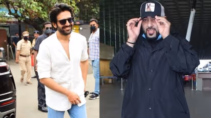 Dhamaka actor Kartik Aaryan, birthday boy Badshah and more spotted here today [PHOTOS]
